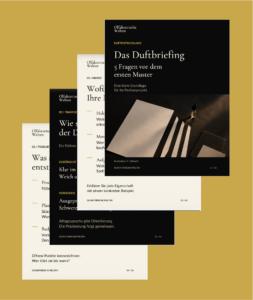 Das Duftbriefing: Was hineingehört – mit Vorlage